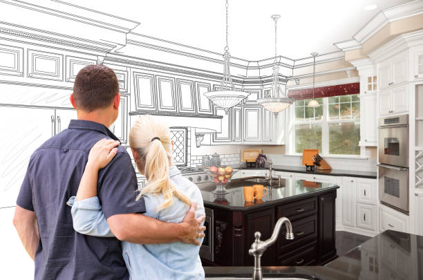 Custom kitchen cabinets installed in a Annapolis Junction home